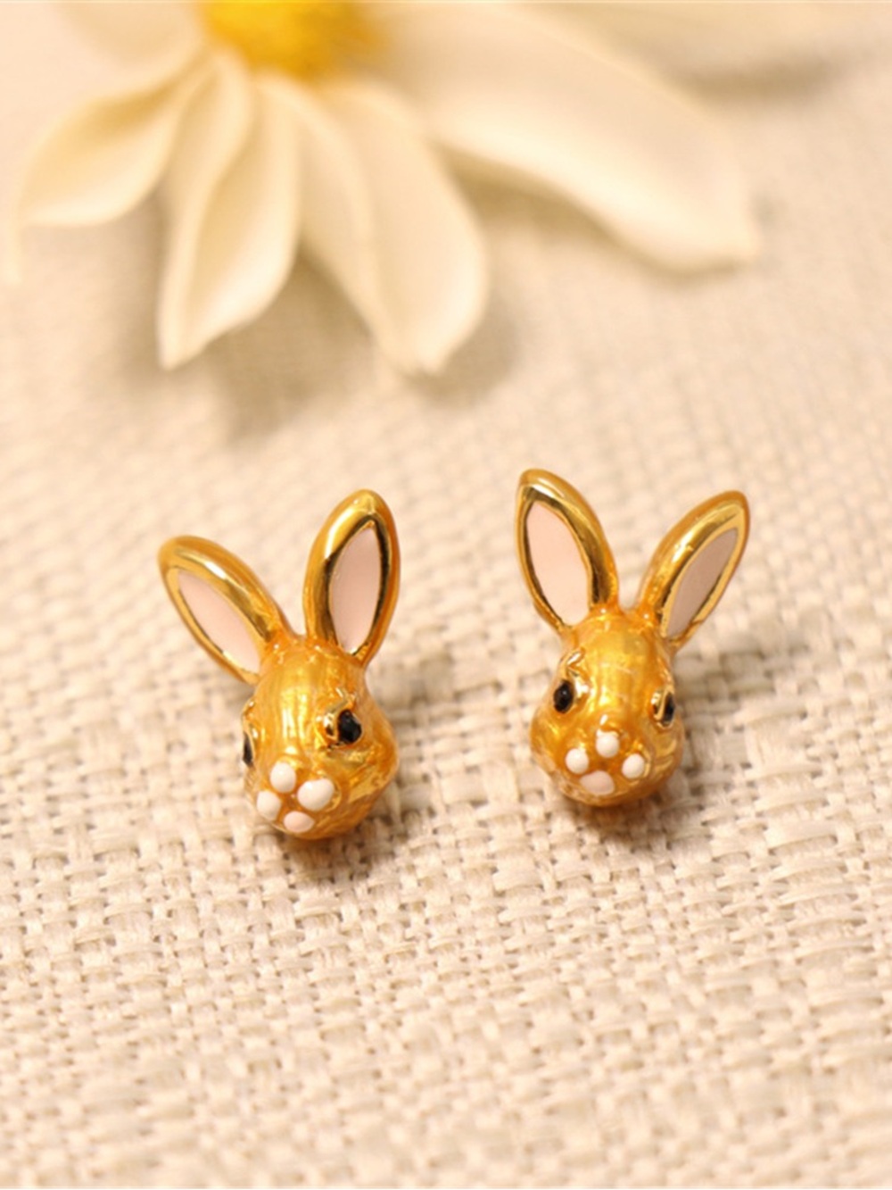 Kate Spade Lovely Rabbit Cartoon Stud Earrings Fashion Jewelry Gift Women